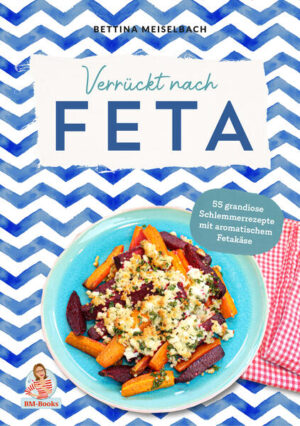 Einfach fetalicious! Alle lieben Feta. Von den griechischen Göttern gesandt, ist Feta aus unserer heimischen Küche nicht mehr wegzudenken. Der aromatische Fetakäse, der traditionell aus Schafs- und Ziegenmilch besteht, gibt jedem Gericht eine besondere Note und zaubert im Handumdrehen die Sonne Griechenlands auf den Teller. Höchste Zeit, diesem wunderbaren und gesunden Weißkäse ein eigenes Kochbuch zu widmen, in dem der Feta in 55 Schlemmerrezepten gefeiert wird. Freuen Sie sich auf köstliche Feta-Rezepte, die sich von Suppen und Salaten über Gerichte mit Fleisch und Fisch erstrecken. Natürlich gibt es für Veggie-Fans ebenfalls ein großes Rezeptangebot. Ob schnelle Pfannenrezepte oder dampfende Ofenküche - Feta passt immer. Entdecken Sie Ihre Lieblingsrezepte aus der griechischen Küche, aber freuen Sie sich auch auf Feta-Rezepte und kreative Kombinationen, die ganz neu und überraschend den Gaumen kitzeln. Abgerundet wird die Sammlung von Feta-Rezepten mit der Kategorie «Baked Feta», wo all diejenigen glücklich werden, die den gebackenen Feta mit Tomaten und Spaghetti in der klassischen Variante lieben, aber gerne mehr Abwechslung beim trendigen Lieblingsrezept hätten. Stürzen Sie sich in den ultimativen Baked-Feta-Schlemmerwahnsinn mit einer ganzen Reihe von verrückten Rezeptideen, die Ihnen und Ihrer Familie tolle Geschmackserlebnisse bereiten werden. Lassen Sie Ihrer Leidenschaft für Feta freien Lauf mit den abwechslungsreichen und leckeren Gerichten, die im Feta-Kochbuch auf Sie warten. Feta-Rezepte, die Sie das ganze Jahr begleiten werden und die immer ein wenig nach Urlaub in Griechenland schmecken.