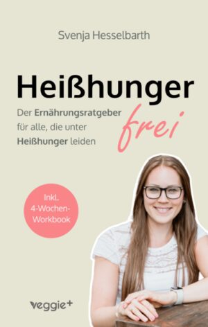 Endlich heißhungerfrei Viele Menschen leiden an Heißhunger - mit weitreichenden Folgen: Sie entwickeln ungesunde Essgewohnheiten, bekommen Schuldgefühle und fühlen sich in ihrem Körper unwohl. Sie schaffen es nicht, ihre Ernährung umzustellen und geraten immer wieder aufs Neue in eine Heißhungerspirale. Dieses Buch schafft Abhilfe und unterstützt dich dabei, den Heißhunger zu überwinden. Es hilft dir dabei, neue Routinen zu entwickeln und eine gesunde Ernährung in deinen Alltag zu integrieren. Auf diese Weise wirst du heißhungerfrei und kannst dein Gewicht ohne Jojo-Effekt und Verzicht reduzieren. Strategien, Rezepte und Workbook In diesem Heißhunger-Ratgeber wird Theorie mit Praxis kombiniert. Neben fundiertem Wissen zum Thema Heißhunger erhältst du pragmatische Praxistipps und gesunde Rezepte. Alle Rezepte aus diesem Buch sind frei von Industriezucker und besonders nährstoffreich. Damit unterstützen sie eine gesunde und ausgewogene Ernährung, was wiederum Heißhungerattacken reduziert. Außerdem wartet ein Workbook-Teil für die Dauer von vier Wochen auf dich, um dir den Start in dein heißhungerfreies Leben so leicht wie möglich zu machen. Das Workbook hilft dir dabei, deine Herausforderungen und Erfolge zu reflektieren, damit du den Heißhunger endgültig besiegen kannst. Grundlagen und Experten-Tipps zu Heißhunger Alle, die ihren Heißhunger überwinden wollen und dafür nach den wichtigsten Informationen, Strategien und Hilfestellungen für ein heißhungerfreies Leben suchen, werden in diesem Ernährungsratgeber fündig. Praxisnahe Schritt-für-Schritt-Anleitungen, kombiniert mit fundiertem Ernährungswissen und neusten Erkenntnissen aus der Wissenschaft helfen dir dabei, deine Ernährung umzustellen. Alles, was du über Heißhunger und seine Hintergründe wissen musst, steht in diesem Buch. Es werden unter anderem die folgenden Themen vorgestellt: - Was ist Heißhunger? - Heißhunger vs. Hunger - Wie entsteht Heißhunger? - Heißhungersignale - Gesunder Lebensstil - Mahlzeitenplanung - Lebensmittelauswahl - Gesunde Rezepte - Heißhungerfrei im Alltag - Anti-Heißhunger-Tipps Workbook und Rezepte Neben detaillierten Informationen zum Thema Heißhunger erwarten dich zahlreiche Praxistipps, ein Workbook und Rezepte gegen Heißhunger. Das Buch bietet dir damit die Komplettlösung für dein Heißhunger-Problem. Du erhältst ein 4-Wochen-Workbook und abwechslungsreiche Anti-Heißhunger-Rezepte, um dir den Start in dein heißhungerfreies Leben zu vereinfachen. Jedes Rezept wurde übersichtlich und verständlich konzipiert und enthält eine Zutatenliste, eine ausführliche Anleitung mit den Zubereitungsschritten und kreative Variationsideen. Auf diese Weise kannst du direkt loslegen und deine neue Anti-Heißhunger-Strategie umsetzen. Kein „normaler“ Ernährungsratgeber Vor dir liegt kein typischer Ratgeber - es ist eine praxisorientierte Sammlung von Methoden, Hilfestellungen und Tipps. Damit ist dieses Buch perfekt geeignet, um eine gesunde und langfristige Ernährungsumstellung zu unterstützen. Das Layout des Buches wurde dabei bewusst minimalistisch gehalten