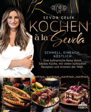 Kochen à la Sevda - Schnell, einfach, köstlich Vergiss aufwendiges Kochen und genieße stattdessen simple, aber dennoch köstliche Rezepte! Sevda Çelik, die mit über 2 Millionen Followern auf Instagram ihre kulinarischen Kreationen teilt, öffnet in ihrem neuesten Kochbuch die Türen ihrer Küche und teilt ihre Lieblingsrezepte mit dir. Was erwartet dich? Unvergessliche Geschmacksmomente mit einer Fülle von türkischen Rezepten und Aromen. Aber das ist längst noch nicht alles - auch internationale Rezepte warten darauf, von dir nachgekocht zu werden. “KOCHEN à la Sevda!” - das ultimative Kochbuch, das in deiner Sammlung nicht fehlen darf! Du kennst es bestimmt auch: In der Mittagspause muss es schnell gehen, denn die Zeit ist knapp und dein Geschmack sollte keinesfalls darunter leiden. Und immer nur Take-Away ist auch keine Option. Doch die meisten guten Rezepte erfordern nicht nur eine aufwendige Zubereitung, sondern auch eine lange Liste an Zutaten, die du erst einmal besorgen musst. Wenn du dir dennoch etwas Leckeres auf den Teller zaubern willst, ist Sevdas Kochbuch die Lösung. Warum? Ganz einfach: Stell dich auf unvergessliche Geschmacksmomente ein, und das ganz nach dem Motto easy-cooking. In ihren Rezepten demonstriert Sevda, wie du mit simplen Grundzutaten und geringem Aufwand köstliche Gerichte auf den Teller zauberst - Geschmacksexplosion garantiert! Außerdem teilt sie ihre Top-10-Zutaten für die türkische Küche, die du immer auf Lager haben solltest. Und mit leicht verständlichen Schritt-für-Schritt-Anleitungen sowie tollen Fotos lädt dich Sevda zum Selbst-Nachkochen ein! Von traditionellen Vorspeisen wie bis hin zu kunstvollen Teigrezepten, die das Herzstück der türkischen Küche abbilden, lassen Sevdas Gerichte die Herzen von Fleischessern und Vegetariern gleichermaßen höherschlagen. Eines sei jetzt schon gesagt: Das Kochbuch hält für jeden Geschmack und Hunger das passende Gericht bereit. Und das Beste: Dank der simplen Zubereitung und der Zeitersparnis beim Einkaufen bleibt dir mehr Zeit für die wirklich wichtigen Dinge des Lebens: Familie & Freunde. Jedes von Sevdas köstlichen Rezepten spiegelt die folgenden Kriterien wider: S = simpel gekocht E = einfach nur lecker V = vorrätige Zutaten D = deliziös schmeckend A = aromatischer Geschmack Lass dich von Sevda in eine Welt voller Geschmack und Genuss entführen und lerne jede Menge türkische, aber auch internationale Rezepte kennen, die sich mit geringem Aufwand und simplen Zutaten nachkochen lassen!