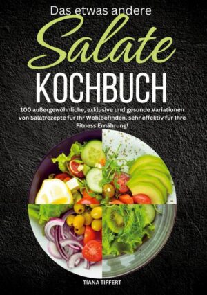 Sie lieben Salate? Suchen neue Variationen und Kreationen für Ihren Salatteller? Dann werden Sie hier fündig! Diese Salat Rezepte wurden mit viel Liebe zusammengestellt, um immer Abwechslung in der gesunden oder vielleicht auch Fitness Ernährung zu haben. Die Rezepte sind für Salat-Gourmets, Berufstätige und Anfänger gleichermaßen geeignet, da sie sich auch leicht vorbereiten lassen, um eine leichte Mahlzeit im Büro oder in der Arbeit zu genießen. In diesem Buch erwarten Sie: Salate zum Sattessen 100 außergewöhnliche Variationen mit Fleisch, Fisch, Nudeln, Gemüse etc. exklusive Salat-Kreationen mit Früchten Leichte Salate für eine Fitness Ernährung Tolle Ideen für mehr Abwechslung am Salatteller für Familie oder Gäste Leckere und gesund Ernährung kann so einfach sein! Überzeugen Sie sich selbst!