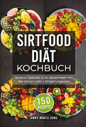 2. Auflage mit kcal Angaben & Ernährungsplan für einen noch schnelleren Erfolg! Sirtfood hat sich in den letzten Jahren auch im deutschsprachigen Raum zum Superfood entwickelt. Eine Sirtfood Diät kann nicht nur beim Abnehmen helfen, sondern gleichzeitig auch das Immunsystem stärken. Die Sirtfood ist nicht nur reich an Vitaminen, sondern auch an Antioxidantien, die dem Körper gut tun. Warum dieses Sirtfood Kochbuch dich zu deinem Ziel bringen wird: Dieses Sirtfood Diät Kochbuch wird dir nicht nur erläutern was eine Sirtfood Diät ist, sondern dir auch an Hand von praktischen Beispielen zeigen, was die Do´s und Dont´s einer Sirtfood Diät sind. Zudem erläutert dieses Buch die einzelnen 4 Phasen der Sirtfood Diät und zeigt dir wie die ersten 14 Tage deiner Sirtfood Diät aussehen könnten. Was du in diesem Sirtfood Kochbuch erfahren wirst: Du bekommst 150 leckere Rezepte an die Hand, die du schnell und einfach Zuhause nachmachen kannst. Der Sirtfood Diät Plan zeigt dir täglich Schritt für Schritt, was du die ersten 14 Tage zubeachten hast. Du lernst spielend einfach wie die Sirtfood Diät dir dabei hilft schnell Gewicht zu verlieren und gleichzeitig ein stärkeres Immunsystem aufzubauen. Die Umsetzung der Sirtfood-Diät ist kinderleicht! Es ist also keine Vorerfahrung in diesem Bereich notwendig. Welches Wissen dir dieses Sirtfood-Diät Buch vermitteln wird: Was die Sirtfood Diät ist, woher sie stammt und welche Wirkung sie auf den menschlichen Körper haben kann. Du lernst die einzelnen Vitamine, Mineralien und weitere wichtige Bestandteile kennen. Du lernst die 4 Phasen der Sirtfood-Diät kennen. Zudem vermittelt dir dieses Buch nützliches Wissen wie du dich während der Ernährungsumstellung verhalten kannst, um den bestmöglichen Erfolg zu erzielen. Zusammenfassend erwartet dich folgendes: 150 individuelle Rezepte für jeden Geschmack! Eine große Rezeptevielfalt, für leckere Smoothies und Säfte für einen abwechslungsreichen Einstieg. Einen 14 Tage Sirtfood-Diät Plan für einen noch schnelleren Erfolg und eine einfachere Umsetzung der Diät. Viele leckere Sirtfood-Rezepte für Snacks. So kannst du auch deinen Hunger für zwischendurch stillen! Du bist neugierig geworden? Dann sichere dir jetzt dein Sirtfood-Diät Kochbuch und lerne wie die Sirtfood Diät dein Leben verändern wird!