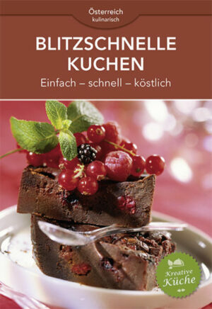 Blitzschnelle Kuchen - so einfach war Kuchenbacken noch nie. Gelingsichere Rezepte, für die oft nicht einmal ein Mixer oder eine Küchenwaage nötig sind, garantieren außergewöhnliches Backvergnügen mit perfekten Ergebnissen.