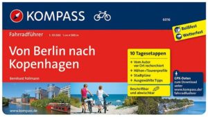 Destination/Route: - Der Radfernweg Berlin  Kopenhagen verbindet auf 630 km die Hauptstädte Deutschlands und Dänemarks in der Hauptwindrichtung von Süd nach Nord. - Waldreiche Flusstäler