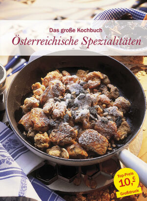 Dieses Kochbuch vereint, was die österreichische Küche zu bieten hat. Alle neun Bundesländer sind vertreten und zeigen, was auf ihren Tellern typisch ist. Dieses Buch vermittelt einen Eindruck davon, wie abwechslungsreich die österreichische Küche ist. Dazu gehören die Hausmannskost, Suppen, Fisch- und Fleischgerichte sowie Beilagen. Nicht zu kurz kommen außerdem die süßen Seiten: berühmte Mehlspeisen wie wie Salzburger Nockerln, beliebte Torten usw. "Das große Kochbuch Österreichische Spezialitäten" ist erhältlich im Online-Buchshop Honighäuschen.