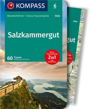 Die Vorteile des Wanderführers auf einen Blick: - Von KOMPASS-Experten erwanderte Touren - Jede Tour mit Höhenprofil und Kartenausschnitt - Ausflugs- und Übernachtungstipps - Kostenloser Download der GPX-Daten Die Vorteile der Extra-Tourenkarte auf einen Blick: - Unterstützt die Tourenauswahl - Kartografische Gesamtübersicht - Touren können einfach kombiniert werden - Ein Leichtgewicht zum Mitnehmen - Auch als Straßen- und Urlaubskarte verwendbar Destination: - Tourismusregion in den Nördlichen Kalkalpen mit den Hauptorten Bad Ischl