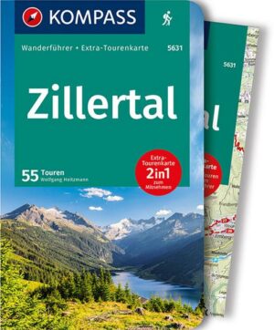 Die Vorteile des Wanderführers auf einen Blick: - Von KOMPASS-Experten erwanderte Touren - Jede Tour mit Höhenprofil und Kartenausschnitt - Ausflugs- und Übernachtungstipps - Kostenloser Download der GPX-Daten Die Vorteile der Extra-Tourenkarte auf einen Blick: - Unterstützt die Tourenauswahl - Kartografische Gesamtübersicht - Touren können einfach kombiniert werden - Ein Leichtgewicht zum Mitnehmen - Auch als Straßen- und Urlaubskarte verwendbar Destination - Das Zillertal gehört zu den bekanntesten und meistbesuchten Tourismusregionen der Alpen. - Der neu recherchierte Wanderführer präsentiert die erste Ferienregion im Zillertal um Fügen und Kaltenbach mit der Zillertaler Höhenstraße