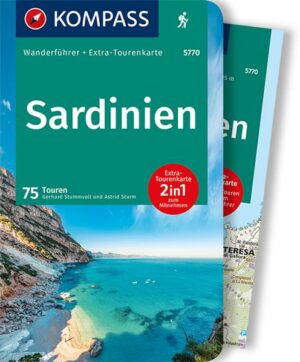 Die Vorteile des Wanderführers auf einen Blick: - Von KOMPASS-Experten erwanderte Touren - Jede Tour mit Höhenprofil und Kartenausschnitt - Ausflugs- und Übernachtungstipps - Kostenloser Download der GPX-Daten Die Vorteile der Extra-Tourenkarte auf einen Blick: - Unterstützt die Tourenauswahl - Kartografische Gesamtübersicht - Touren können einfach kombiniert werden - Ein Leichtgewicht zum Mitnehmen - Auch als Straßen- und Urlaubskarte verwendbar Destination: - Sardinien ist mit seiner über 1.800 km langen Küstenlinie besonders für seine fantastischen Strände bekannt