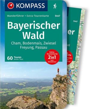 Die Vorteile des Wanderführers auf einen Blick: - Von KOMPASS-Experten erwanderte Touren - Jede Tour mit Höhenprofil und Kartenausschnitt - Ausflugs- und Übernachtungstipps - Kostenloser Download der GPX-Daten Die Vorteile der Extra-Tourenkarte auf einen Blick: - Unterstützt die Tourenauswahl - Kartografische Gesamtübersicht - Touren können einfach kombiniert werden - Ein Leichtgewicht zum Mitnehmen - Auch als Straßen- und Urlaubskarte verwendbar Der Bayerische Wald- das attraktive Wanderspektrum reicht von idyllischen Fluss- und Auenlandschaften