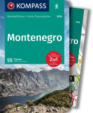 Die KOMPASS Wanderführer enthalten eine praktische Tourenübersicht mit exakten Wegbeschreibungen und Höhenprofil. Der XXL Kartenausschnitt erleichtert die Planung Ihrer Tour. "KOMPASS Wanderführer Montenegro