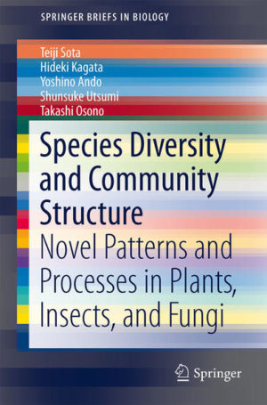 Honighäuschen (Bonn) - This book introduces recent progress in the study of species diversity and community structures in terrestrial organisms conducted by three groups at Kyoto University. First, it explains species diversity and the functioning of fungi in Asian regions as outlined by metagenomic approaches using next-generation sequencing technology. The advances in high-throughput sequencing technologies accelerate the speed of species inventorying, especially for microorganisms. Second, the study of complex interactions between herbivorous insects and plants in the community and ecosystem contexts is presented. Recent studies in community and ecosystem genetics shed light on these complex interactions with novel approaches incorporating genetic perspectives including genetic variation and phenotypic plasticity in plant defenses against herbivores. Finally, recent studies on speciation processes in insects are described, processes that are related to the evolution of particular life history strategies. Included is an examination of two hypotheses that may be important in understanding diversification of insect species in heterogeneous environments in space and time. This book is a valuable resource especially for ecologists who are interested in species diversity and community structure.