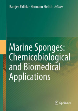 Honighäuschen (Bonn) - The main focus of this book entitled is to provide an up-to-date coverage of marine sponges and their significance in the current era. This book is an attempt to compile an outline of marine sponge research to date, with specific detail on these bioactive compounds, and their pharmacological and biomedical applications. The book encompasses twenty chapters covering various topics related to Marine Sponges. Initial couple of chapters deal about the worldwide status of marine sponge research, the recent findings regarding dynamics of sponges, and several interesting research areas, that are believed to be deserving of increased attention. Variety of sponges, their toxicology, metagenomics, pharmaceutical significance and their possible applications in biomedicine has been discussed in detail. The second half of this part includes chapters on chemical ecology of marine sponges followed by the discussion on importance of bioeroding sponges in aquaculture systems. The following four chapters of the book deal majorly with the chemical molecules of marine sponges. In the fifth chapter, marine sponge-associated actinobacteria and their pysicochemical properties have been discussed followed by their bioactive potential. The biological application of marine sponges has been presented in later chapters with the classification of biologically active compounds being explored in detail. The second half of the book presents the vast repertoire of secondary metabolites from marine sponges, which include terpenoids, heterocycles, acetylenic compounds, steroids and nucleosides. Further, the bioactive potential of these compounds has also been discussed. One of the constituent chapter elaborates the bioactive alkaloids from marine sponges namely, pyridoacridine, indole, isoquinolene, piperidene, quinolizidine, steroidal and bromotyrosine alkaloids isolated from them. In the next couple of chapters, important sponge polymers and the anticancer effects of marine sponge compounds have been presented. The most interesting aspect of sponge biology is their use in biomedical arena. An effort has been made in this book, to cover the major constituents of sponges and their biomedical potentials. The major portion of sponge body is composed of collagen and silica and used in tissue engineering as scaffold material. This part of the book compiles chapters delineating the isolation of sponge biomaterials including collagen and their use in medical diagnostics. Overall, this book would be an important read for novice and experts in the field of sponge biology.