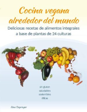 Un viaje culinario alrededor del mundo con recetas de los cinco continentes. Las recetas de este libro han sido elegidas de entre 24 países y culturas diferentes de la A a la Z. Todas las recetas son integrales, sin gluten, sin huevo y sin lactosa y completamente funcionales sin el uso de productos animales. Tampoco contienen tofu, seitán, proteína de soja y derivados. Las recetas son fáciles y rápidas de preparar. Una sabrosa y versátil introducción a la cocina vegana.