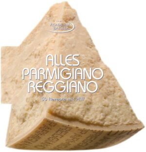 Der Parmigiano Reggiano, eine Perle der italienischen Käsekultur, wird schon seit über 900 Jahren produziert. Mit 50 raffinierten Rezepten führt uns der Chefkoch der 'Academia Barilla' Mario Grazia die Vielfältigkeit dieses speziellen Käses vor. "Alles Parmigiano Reggiano" ist erhältlich im Online-Buchshop Honighäuschen.