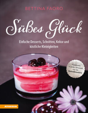 Rhabarberschnitten im Frühling, Himbeerherzen im Sommer, Kakicreme im Herbst, Schokostiefel im Winter - Bettina Faoros zweites Backbuch enthält süße Rezepte für jede Jahreszeit! Der Fokus liegt auf Köstlichkeiten, die alle ohne großen Aufwand nachbacken können. Hobbypatissiers sowie Backneulinge finden ausreichend Inspiration. Neue kreative Ideen der Hobbybäckerin geben nicht nur Gelegenheit zum Backen während der Sommermonate, wenn überall frische Früchte erhältlich sind, sie zaubert auch mit herbstlichen Zutaten und Gewürzen im Winter. Schokolade, Kaffee und Cremes gibt es das ganze Jahr über. Passende Rezepte für ein tolles Dessert nach einem Festmahl, leckere Snacks für Zwischendurch und Schnitten und Muffins beim Kaffeeklatsch. An alle Schleckermäuler: Willkommen im Paradies!