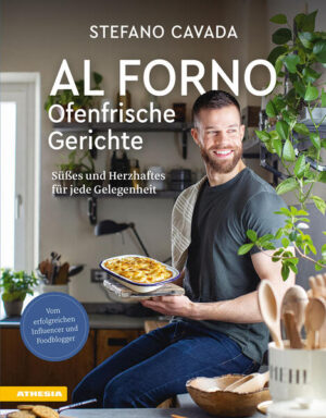 Dieses Rezeptbuch des italienischen Food-Influencers aus Südtirol, Stefano Cavada, enthält 60 süße und herzhafte Ofenköstlichkeiten. Leckere Gerichte, die der bekannte Hobbykoch speziell für die Zubereitung im Ofen entwickelt hat - einem verlässlichen Partner in vielen seiner kulinarischen Kreationen. Perfekt zum Vorbereiten für Essen mit der Familie oder Freunden, und kreative Rezeptideen für jeden Tag. Die Köstlichkeiten sind in sechs Kapitel unterteilt: Vorspeisen, Hauptgerichte, Brot, Kuchen, Kekse und kleine Leckerbissen. Der Rezeptteil wird von einem wertvollen Leitfaden begleitet, der nützliche Tipps und Schritt-für-Schritt-Fotos für die praktische Umsetzung liefert, damit das Backen stets perfekt gelingt.