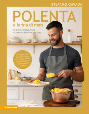 La polenta è solo un contorno da servire con stufati di carne o da mantecare con il formaggio? Assolutamente no, e nel nuovo libro di Stefano Cavada ci sono 40 ricette che lo dimostrano. Oltre ai trucchi e ai consigli per preparare una polenta alla perfezione, la polenta diventa protagonista in ogni forma, sia dolce che salata. Utilizzata sotto forma di farina di mais in purezza, come in un delizioso plumcake allo yogurt e senza glutine, o come polenta avanzata in nuove forme e sapori, come le polente duchessa. Trova nuovi sapori anche come contorno, diventando verde con un pesto di cavolo nero o cotta con la birra. Non mancano ricette tradizionali e regionali italiane a base di polenta come l'Amor Polenta, le ciappe liguri e la polenta alla carbonara marchigiana.