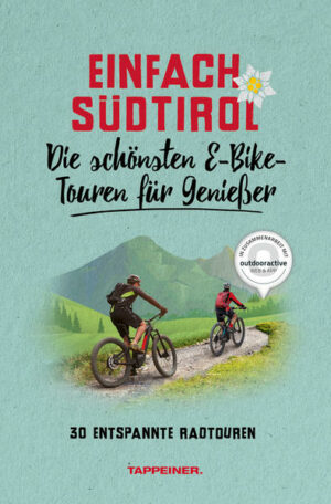 Dieser Bikeführer stellt die schönsten E-Bike-Touren in Südtirol in verschiedenen Schwierigkeitsgraden vor: von einfachen Halbtagesausflügen bis hin zu mittelschweren Tagestouren. Die meisten Touren verlaufen auf Forst- oder Radwegen