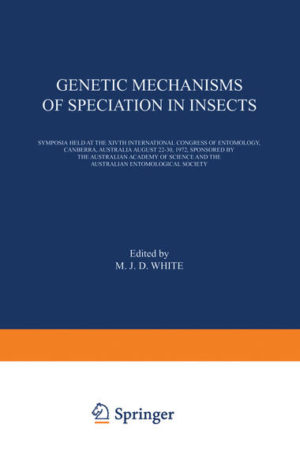 Honighäuschen (Bonn) - Two Symposia on speciation in insects held at the Fourteenth International Congress of Entomology (Canberra, Australia, August 22-30, 1972) are included in this volume. The first, on the more general topic of Genetic Analysis of Speciation Mechanisms, includes four papers on speciation in various groups of Diptera and Orthopteroid insects. The second symposium was devoted to the topic of Evolution in the Hawaiian Drosophilidae