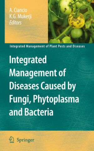 Honighäuschen (Bonn) - This volume focuses on integrated pest and disease management (IPM/IDM) and biocontrol of some key diseases of perennial and annual crops. It continues a series originated during a visit of prof. K. G. Mukerji to the CNR Plant Protection Institute in Bari (Italy), in November 2005. Both editors aim at a series of five volumes embracing, in a multi-disciplinary approach, advances and achievements in the practice of crop protection, for a wide range of plant parasites and pathogens. Two volumes of the series were already produced, dedicated to general concepts in IPM and to management and biocontrol of nematodes of grain crops and vegetables. This Volume deals, in particular, with diseases due to bacteria, phytoplasma and fungi. Every day, in any agroecosystem, farmers face problems related to plant diseases. Since the beginning of agriculture, indeed, and probably for a long time in the future, farmers will continue to do so. Every year, plant diseases cause severe losses in the global production of food and other agricultural commodities, worldwide. Plant diseases are not limited to episodic events occurring in single farms or crops, and should not be regarded as single independent cases, affecting only farms on a local scale. The impact of plant disease epidemics on food shortage ignited, in the last two centuries, deep cultural, social and demographic changes, affecting million human beings, through i. e. migration, death and hunger.