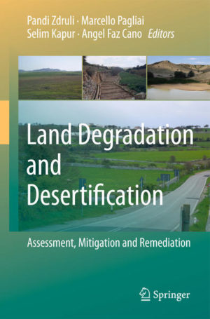Honighäuschen (Bonn) - Land Degradation and Desertification: Assessment, Mitigation, and Remediation reports research results in sustainable land management and land degradation status and mitigation in 36 countries around the world. It includes background papers with continental and international perspectives dealing with land degradation and desertification studies. The book assembles various topics of interest for a large audience. They include carbon sequestration and stocks, modern techniques to trace the trends of land degradation, traditional and modern approaches of resource-base conservation, soil fertility management, reforestation, rangeland rehabilitation, land use planning, GIS techniques in desertification risk cartography, participatory ecosystem management, policy analyses and possible plans for action. Various climatic domains in Africa, Asia, Europe and The Americas are covered. The book will be of interest to a variety of environmental scientists, agronomists, national and international policy makers and a number of organizations dealing with sustainable management of natural resources.