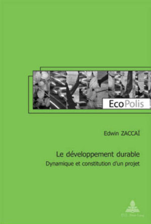 Honighäuschen (Bonn) - Le développement durable peut-il offrir une véritable alternative face aux dommages infligés à l'environnement et aux échecs du développement? Pourquoi les références à cette notion sont-elles parfois floues et trop consensuelles? Cet ouvrage propose une enquête sur la constitution de ce projet à travers la recomposition de différents champs : sur le plan politique, il retrace la rencontre entre les courants du développement et de l'écologie, tandis que sur le plan économique, différentes réformes visant à intégrer les préoccupations environnementales sont analysées. Le rôle des entreprises, mais aussi des associations et des experts, est scruté au regard des enjeux de la durabilité, que ces acteurs interprètent chacun selon leur logique. Le tableau ainsi dressé, nuancé et multidisciplinaire, articule de nombreuses références pour lesquelles peu d'ouvrages d'ensemble existent à ce jour en français. Celui-ci intéressera les chercheurs autant que les praticiens, sachant que les accords de la Conférence de Rio de 1992  pierre fondatrice de cette dynamique au niveau mondial  continuent dinspirer de multiples initiatives politiques et citoyennes.