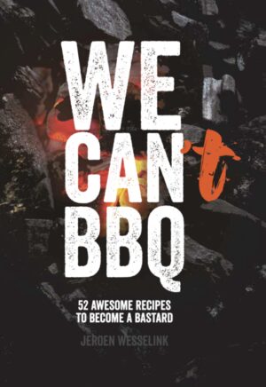 We can bbq We Can BBQ oder We Cant BBQ. Ein Buchstabe macht den Unterschied. Masterchefs, Grillmeister und selbst ernannte BBQ-Experten: Es vergeht kein Tag, ohne dass sich die BBQ zu diesem Thema zu Wort meldet. Was fru?her eine absolute Männerdomäne war, wird jetzt emanzipatorisch umkämpft. Dann heißt es, einen ku?hlen Kopf zu bewahren! Man muss wirklich keinen Michelin-Stern vorweisen, um gut grillen zu können. Dieses Buch ist somit all jenen gewidmet, die Gutes vom Grill zu schätzen wissen. Und denen, die die Reichtu?mer der Natur lieben. Keine Regeln, sondern Zutaten. Keine Weisheiten, sondern Leidenschaft. Ohne Einschränkung: Grill Like A Bastard. Vor uns liegt ein Buch, das dazu animiert, die Ku?chentu?r hinter sich zuzuschlagen und draußen Grillträume Wirklichkeit werden zu lassen. Also warme Jacke besorgen und drei Kubikmeter Holzkohle bestellen. Dann kann das Abenteuer beginnen. Wenn dieses Kochbuch nach 52 Gerichten nicht zerfleddert, angekohlt, gelöscht, verschmiert, verflucht, verregnet, zugeschneit, befleckt und gestohlen-umkämpft-undwiederbesorgt ist, dann ist bestimmt noch einiges zu tun. Be the best Bastard you can be! Jeroen Wesselink "WE CAN't BBQ" ist erhältlich im Online-Buchshop Honighäuschen.