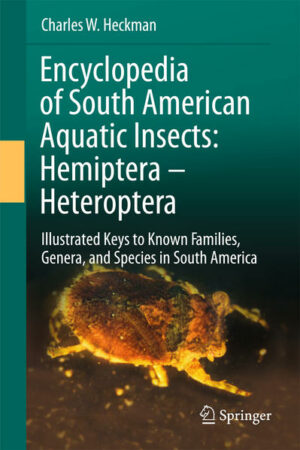 Hemiptera - Heteroptera encompasses the three well-defined suborders of the true bugs which are adapted to an aquatic or littoral habitat. The book begins with a section on the biology these insects and provides illustrations of the basic features of their morphology and outlines the larval development. Brief outlines of the ecological and zoogeographical peculiarities of the three aquatic suborders are presented individually, and various methods for observing, collecting, preserving, rearing, and examining specimens are discussed. Most of the book is devoted to keys for the identification of adults to species, and notes are provided that will help recognize the known larvae. Unlike most other aquatic insects, the larval instars of the heteropteran species closely resemble the adults in their morphology, preferred habitats, and feeding habits. Therefore, distinguishing features of those relatively few larvae which have been described in detail are usually mentioned in the keys to the adults rather than being included in separate keys. In addition to the most important features for determining the individual species, many keys include additional notes on the morphology, which is intended to give the user a better chance of recognizing specimens of species not yet known to science. After the currently recognized name of each species, the known range is provided. Regions of the world outside of South America, South American countries, and the states of Brazil from which the species has been reported are listed. Following the range information, major synonyms previously used for the species in the literature are provided. If subspecies have been described and are still recognized as such, they are also discussed. Finally, if the status of the species is regarded as uncertain because of a poor description, strong resemblance to another species, or any other reason, a note is added that a detailed study will be necessary to clarify the status of the taxon. Taxonomic revisions in the book itself are strictly avoided. To provide the user of the keys with maximum assistance in making reliable identifications, the book is richly illustrated with pen and ink drawings of thousands of individual morphological structures arranged in 820 figures. The book is intended to make a significant impact toward popularizing the study of South American water bugs by assembling and condensing the information in hundreds of individual publications on the group, which appeared in many books and journals published in many different countries over the past 200 years. Some of these works are very difficult to obtain in South America, and their lack creates serious impediments to systematic, ecological, and zoogeographical research. In the more than 730 titles appearing in the bibliography, the original descriptions and revisions of almost all South American species can be found.