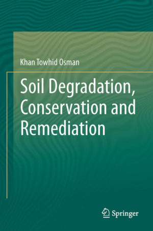 Honighäuschen (Bonn) - In view of the grave consequences of soil degradation on ecosystem functions, food security, biodiversity and human health, this book covers the extent, causes, processes and impacts of global soil degradation, and processes for improvement of degraded soils. Soil conservation measures, including soil amendments, decompaction, mulching, cover cropping, crop rotation, green manuring, contour farming, strip cropping, alley cropping, surface roughening, windbreaks, terracing, sloping agricultural land technology (SALT), dune stabilization, etc., are discussed. Particular emphasis is given to soil pollution and the methods of physical, chemical and biological remediation of polluted soils. This book will lead the reader from the basics to a comprehensive understanding of soil degradation, conservation and remediation.