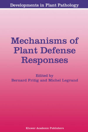 Honighäuschen (Bonn) - Research on the mechanisms of plant defense responses to stress and pathogen attack has attracted much attention in recent years. This increasing interest stems from the fact that the tools of molecular biology now enable us to study the molecular basis of old biological concepts such as host-pathogen recognition (and particularly the gene for-gene relationship), hypersensitive cell death and systemic acquired resistance. Our knowledge about avirulence and resistance genes, elicitors, signal transduction and genes involved in plant defense is rapidly expanding. Moreover we are just beginning to test in planta the potential of these results for biotechnological applications, aimed at improving plant resistance to diseases. The 2nd Conference of the European Foundation for Plant Pathology, hosted by the "Societe Fran~aise de Phytopathologie", was devoted to "Mechanisms of plant defense responses" and was held in Strasbourg, France. It brought together over 350 scientists from universities, research institutes and private sectors of 24 countries. Major advances in the areas under study have been reviewed in plenary lectures and are developed in the main articles of this book. Over 160 high-quality posters were presented and are summarized in short articles. Data from outstanding posters, which were discussed after a short oral presentation, are found in extended articles. As a whole the book presents a collection of papers arranged in six sections and reflecting the present day state-of-the-art of research in the field of plant defense reactions.