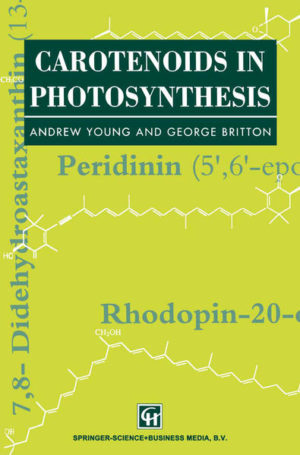 Honighäuschen (Bonn) - Significant developments in recent years have led to a deeper understanding of the role and function of carotenoids in photosynthesis. For the first time the biological, biochemical, and chemical aspects of the role of these pigments in photosynthesis are brought together in one comprehensive reference volume. Chapters focus on the photochemistry of carotenoids in light harvesting and photoprotection, the nature and distribution of carotenoids in photosynthetic organisms, their biosynthesis, the herbicidal inhibition of carotenogenesis and the `xanthophyll cycle'. Throughout details are given of the various methodologies used. A detailed appendix provides physical data for the major compounds. Carotenoids in Photosynthesis is an invaluable reference source for all plant scientists.