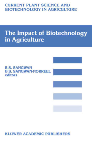 Honighäuschen (Bonn) - In 1988, we were contacted by the "Societe Botanique de France" and the French section of The International Association of Plant Tissue Culture (IAPTC) to organise a symposium on "Biotechnology and its impact in Agriculture". The committee members of these two French associations had the vision to realize that this was a time to depart from the traditional themes in plant science. Moreover, since one of the major areas of our interest for the past few years has been that of "Plant biotechnology", we welcomed the idea of organizing this meeting. Another reason for the acceptance of this challenge was the location of Amiens in Picardy, and the enthusiasm of the local governing authorities. Picardy region is one of the major agricultural zones in France, and indeed of Europe. This fact and several other aspects of Picardy Agriculture suggested that this conference would be an excellent opportunity to combine the basic aspects of plant tissue culture and genetic engineering with the applications for plant improvement.