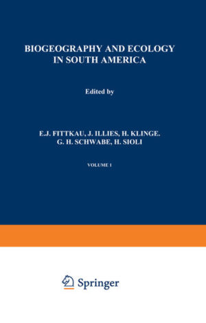 Honighäuschen (Bonn) - With 'Biogeography and Ecology in South America' as the general theme, a total of twenty-nine contributions by thirty authors is offered here in two volumes, being volumes 18 and 19 of the Monographiae Biologicae. Most of these discussions deal with decidedly specialist themes and the editors have been particularly concerned to ensure that the authors enjoyed the greatest possible freedom in the preparation of their work in order that different points of view and interpretations, together with some questions of controversy, may be clarified. This also applies, of course, to the several chapters in which general themes (geographical substance, climate, geology, vegetation, amongst others) are discussed. Since the amount of material available is too great to enable one to aspire to a presentation of the complete biogeographical and ecological picture, this procedure seems expedient. However, these two volumes could well be regarded as being a preparatory work for just such a complete description. Each of the separate technical contributions refers to the continent as a whole, in order to characterise it as such from the viewpoint of the specialist. For this reason it was necessary to forgo special discussions of particular regions or types of landscape, although South America of all places is remarkably rich in unique regional phenom ena, the altiplano of Peru and Bolivia, the relict forests of Fray Jorge, the shrub formations of Tierra del Fuego, the lakes of the High Andes, for example.