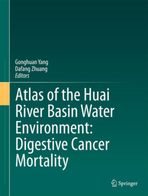 Honighäuschen (Bonn) - This atlas shows the relationship between water pollution and cancer in the Huai River Basin in China over the last 30 years. Drawing on a five-year study conducted by the China Centre for Disease Control (CDC), Professor Gonghuan Yang & Dafang Zhuang present a spatial and longitudinal analysis of regular pollution monitoring and disease surveillance data. A review of variation in trends in the causes of death in the Huai River Basin over the past 30 years shows that precisely those areas which were the most seriously polluted for the longest time were the areas with the highest increase in digestive cancer deaths  several times that of the national average increase for the respective cancers. Spatial analysis shows a high level of correspondence between the seriously polluted areas and areas with high mortality from cancer, the most important finding in the atlas. Dr. Gonghuan Yang is a Professor at the Institute of Basic Medical Sciences, Chinese Academy of Medical Sciences. She serves as Director of the Center of NCD & BRFS of the Institute of Basic Medical Sciences, Chinese Academy of Medical Science, Beijing, China. She is an expert on Public Health and an epidemiologist focusing on chronic non-communicable diseases. Dr. Dafang Zhuang is a Professor at the Institute of Geographical Sciences and Natural Resources Research, Chinese Academy of Sciences, Beijing, China. He is an expert of geographical information system and its application in correlating public health with environmental changes.