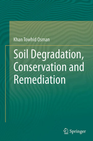 Honighäuschen (Bonn) - In view of the grave consequences of soil degradation on ecosystem functions, food security, biodiversity and human health, this book covers the extent, causes, processes and impacts of global soil degradation, and processes for improvement of degraded soils. Soil conservation measures, including soil amendments, decompaction, mulching, cover cropping, crop rotation, green manuring, contour farming, strip cropping, alley cropping, surface roughening, windbreaks, terracing, sloping agricultural land technology (SALT), dune stabilization, etc., are discussed. Particular emphasis is given to soil pollution and the methods of physical, chemical and biological remediation of polluted soils. This book will lead the reader from the basics to a comprehensive understanding of soil degradation, conservation and remediation.