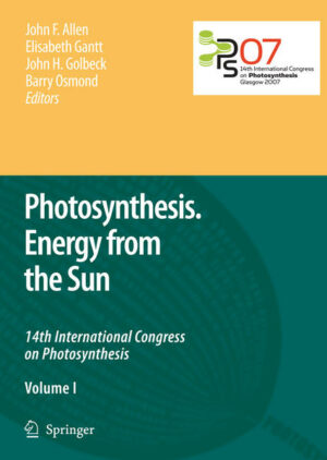 Honighäuschen (Bonn) - The Proceedings of the 14th International Congress on Photosynthesis is a record of the most recent advances and emerging themes in the discipline. This volume contains over 350 contributions from some 800 participants attending the meeting in Glasgow, UK in July 2007. These range from summary overview presentations from plenary speakers to expanded content of posters presented by students and their supervisors featuring the most recent achievements in photosynthesis research. In the words of Professor Eva-Mari Aro, President of the international Society of Photosynthesis Research 2004-7, Having been taken for granted for centuries, research in photosynthesis has now become a matter of utmost importance for the future of planet EarthMajor initiatives are underway that will use research into natural and artificial photosynthesis for sustainable energy production.. These volumes thus provide a glimpse of the future, from the molecule to the biosphere