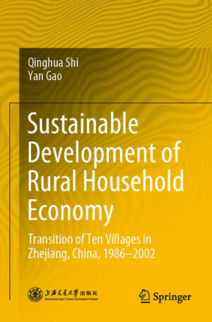 Honighäuschen (Bonn) - This book focuses on the transition of hundreds of rural households in ten villages in Zhejiang from 1986 to 2002, based on the theme of rural household sustainable development. Drawing on a large amount of first-hand data collected from fixed observation sites for 17 consecutive years, this book has depicted the changes in household behaviour in rural Zhejiang, and analysed the origins of such changes. The contents of the book contain examinations at household and village level. Chapters One to Seven describe the changes in rural behaviour at the household level from different aspects, such as land transfer, saving and borrowing, and rural tax burden. Chapters Eight to Ten analyse the transition concerning household behaviour based on the village level data. This book will help readers with a better understanding of rural China from the micro perspective of household behaviour. This book won the Monograph Award (ranked 1st out of 6 winners in total) in the Third China Rural Development Research Award (2008). It was also awarded theSecond Class Excellent Research Achievement in Humanities and Social Sciences by the Ministry of Education (2009). With the help of rich and detailed first-hand data collected from fixed observation sites in ten villages in Zhejiang for 17 consecutive years, this book gives a panoramic analysis of Chinese rural society in transition from the viewpoint of rural household behaviour. It starts the examination from individual rural households, before develops the investigation to the whole villages, so that the study could be carried out in a coherent, reliable and systematic way. Viewing the countryside from its micro perspective under the national political economy framework, the book steps out of the traditional way of inspecting exclusively the rural households and therefore is able to generalise its conclusion at a macro level. The award selection panel in 2008 believed it a unique monography for understanding the macro transition of the Chinese agriculture, countryside and peasant (??) issues from the micro aspect of household behaviour.