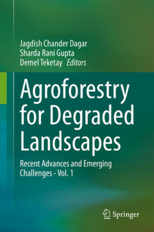 Honighäuschen (Bonn) - This book presents various aspects of agroforestry research and development, as well as the latest trends in degraded landscape management. Over the last four decades, agroforestry research (particularly on degraded landscapes) has evolved into an essential problem-solving science, e.g. in terms of sustaining agricultural productivity, improving soil health and biodiversity, enhancing ecosystem services, supporting carbon sequestration and mitigating climate change. This book examines temperate and tropical agroforestry systems around the world, focusing on traditional and modern practices and technologies used to rehabilitate degraded lands. It covers the latest research advances, trends and challenges in the utilization and reclamation of degraded lands, e.g. urban and peri-urban agroforestry, reclamation of degraded landscapes, tree-based multi-enterprise agriculture, domestication of high-value halophytes, afforestation of coastal areas, preserving mangroves and much more. Given its scope, the book offers a valuable asset for a broad range of stakeholders including farmers, scientists, researchers, educators, students, development/extension agents, environmentalists, policy/decision makers, and government and non-government organizations.