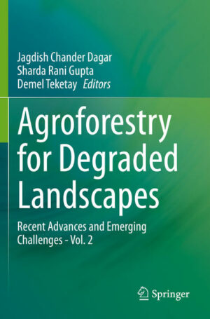 Honighäuschen (Bonn) - This book presents various aspects of agroforestry research and development, as well as the latest trends in degraded landscape management. Over the last four decades, agroforestry research (particularly on degraded landscapes) has evolved into an essential problem-solving science, e.g. in terms of sustaining agricultural productivity, improving soil health and biodiversity, enhancing ecosystem services, supporting carbon sequestration and mitigating climate change. This book examines temperate and tropical agroforestry systems around the world, focusing on traditional and modern practices and technologies used to rehabilitate degraded lands. It covers the latest research advances, trends and challenges in the utilization and reclamation of degraded lands, e.g. urban and peri-urban agroforestry, reclamation of degraded landscapes, tree-based multi-enterprise agriculture, domestication of high-value halophytes, afforestation of coastal areas, preserving mangroves and much more. Given its scope, the book offers a valuable asset for a broad range of stakeholders including farmers, scientists, researchers, educators, students, development/extension agents, environmentalists, policy/decision makers, and government and non-government organizations.