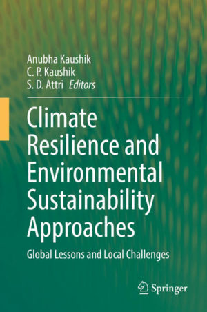 Honighäuschen (Bonn) - The book is about climate resilience and environmental sustainability approaches, discussing knowledge at global level and the local challenges, presented by authors from various countries. Environmental sustainability is at stake and implications of climate change are clearly visible in most parts of the world. In the times of the prevailing global environmental crisis, this book discusses key issues of climate change and sustainable energy alternatives, waste management and development. It discusses climate change scenario using simulation models in various Asian countries, signatures of climate change in Antarctica, implications in the Indian Ocean and the Indian scenario of REDD+. A special focus has been given on building climate resilience in our agricultural ecosystems and sustainable agriculture. It discusses the prospects and challenges of renewable energy options including biofuels and energy from wastewaters, explores the technical aspects of eco-friendly bioremediation of pollutants, sustainable solid waste management practices and challenges, carbon footprints of industry, and emphasizes on the significance of combining traditional knowledge with modern technology with novel approaches including involvement of social enterprises and corporate social responsibility to achieve the Sustainable Development Goals. This is an important document for researchers and policy makers working in multidisciplinary fields of sustainability sciences.