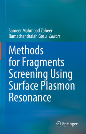 Honighäuschen (Bonn) - This volume describes methods and protocols for the fragment-based screening of proteins using Surface Plasmon Resonance (SPR). The initial chapter of the book discusses the principle of SPR for the identification of biomolecular interactions, while the subsequent chapters introduce methods for labelling proteins with different tags including, histidine and biotin tags. It also discusses techniques and factors that affect the amine and biotin-streptavidin coupling and methods to optimize the interactions. Next, it describes fragment preparation for screening in SPR and presents methods to calculate equilibrium dissociation constant (KD) and ligand efficiency (LE). It reviews techniques of next-generation injections that improve the efficiency of the characterization process over traditional SPR by determining the kinetics and affinity in a single step. Finally, the book elucidates a comprehensive yet representative description of challenges associated with the molecular interaction of proteins using SPR.