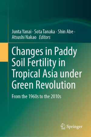 Honighäuschen (Bonn) - This book investigates the effect of the Green Revolution (GR) on long-term changes in the fertility status of paddy soils in tropical Asia. While information on long-term changes in soil fertility status are rather limited due to difficulties in obtaining past data or samples for comparison, this investigation on temporal changes in soil fertility is possible by comparing fertility status in the 2010s, which the authors examined recently, with those from the 1960s, when GR was initiated, which was reported by Kawaguchi & Kyuma (1977). More than 220 paddy soils collected from Thailand, the Philippines, Malaysia, Bangladesh, and Indonesia were analyzed for their physicochemical properties as well as total and available fractions of plant macro- and micro- essential elements, and their temporal changes were examined in addition to their spatial variation in each country. The most significant change was a drastic increase of available phosphorus in soils, possibly due to fertilization after the GR. Changes in organic matter, pH, and other nutrients were relatively small. A considerable decrease in the content of some micronutrients was also observed. Long-term studies on soil fertility status in the past and present will be useful to establish soil/fertilizer management for sustainable rice production in the future. This book is an essential reading for soil scientists, agricultural scientists, environmental scientists, as well as policymakers and nongovernmental officers such as FAO.
