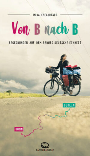 30 Tage und mehr als 1.200 Kilometer war Mina Esfandiari auf dem Radweg Deutsche Einheit von Bonn nach Berlin unterwegs. Ihr reich bebilderter Reisebericht über diese Tour von West nach Ost versteht sich als Einladung