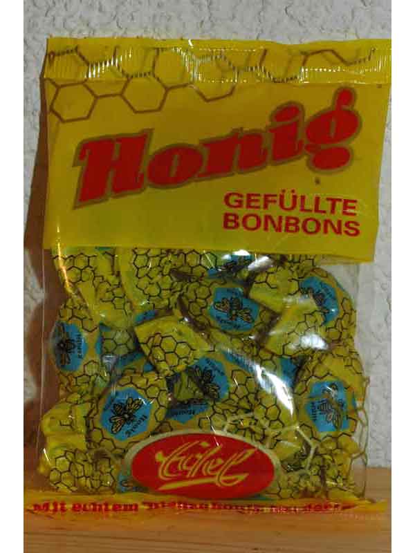 Edel-Honigbonbons: Honiglicher Genuss! Mit einem unschlagbar hohen Anteil an echtem Bienenhonig ist dieses Bonbon die Königin.