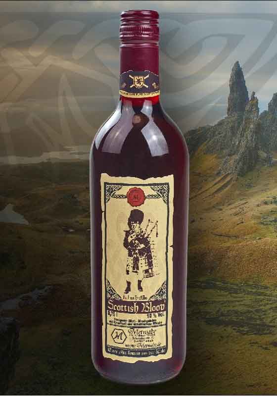 Scottish Blood "Kirsche & Whisky" 0,75l 10%vol | Met und Honigwein aus dem Honighäuschen